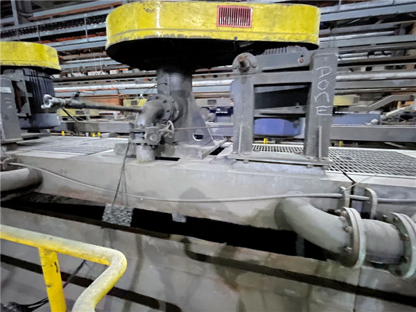 Bank Of 6 Metso Model Dr-100 Flotation Cells)
